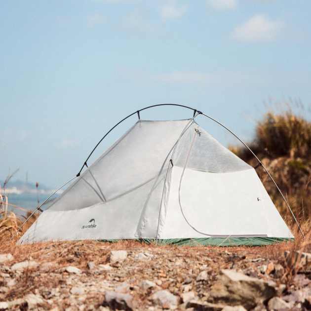 Ультралегкий одномісний намет Naturehike Cloud Up Base 1 Зелений CNK2450WS032 (6927595798614) - зображення 7