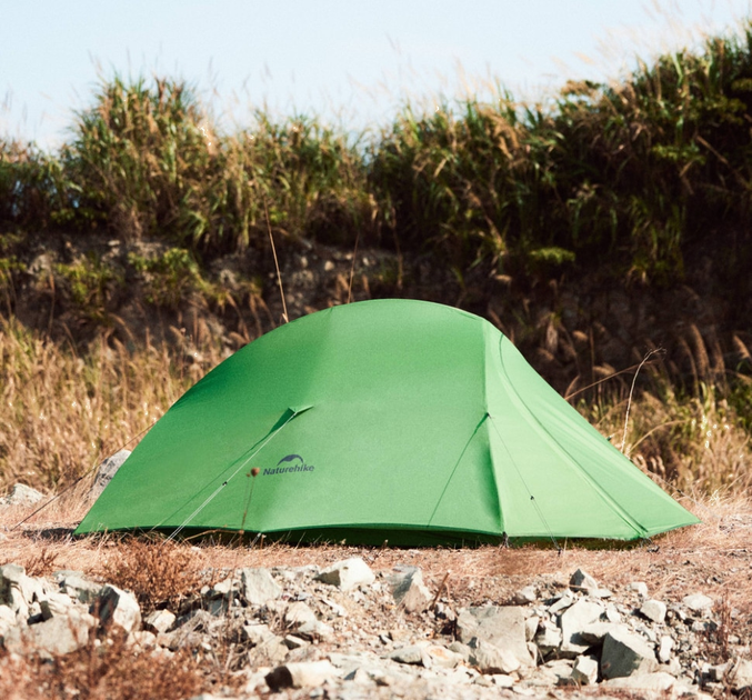 Ультралегкий двомісний намет Naturehike Cloud Up Base 2 Зелений CNK2450WS032 (6927595798720) - зображення 10