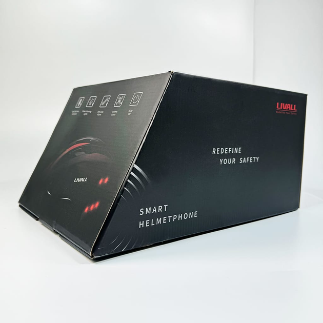 Велосипедний шолом Livall MT1 NEO L 58-62 см Чорний (LIV-T0MT1N-5343) - зображення 16