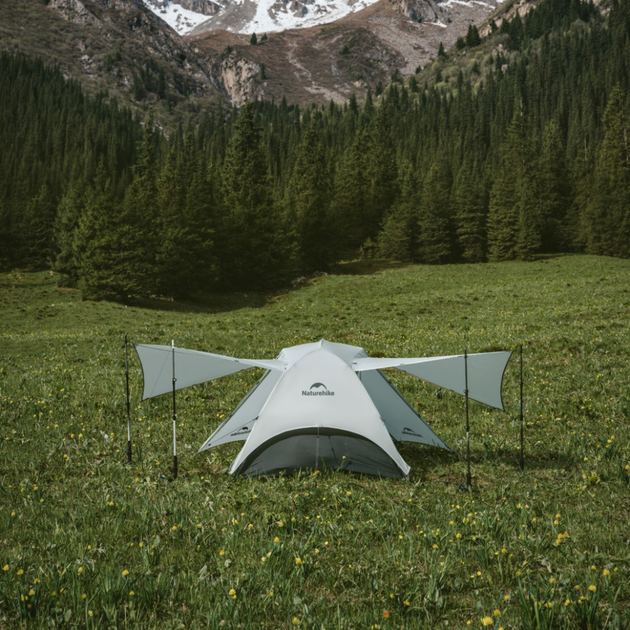 Namiot dwuosobowy ultralekki Naturehike Star River UL CNK2450WS022 Szary (6975641883074) - obraz 5