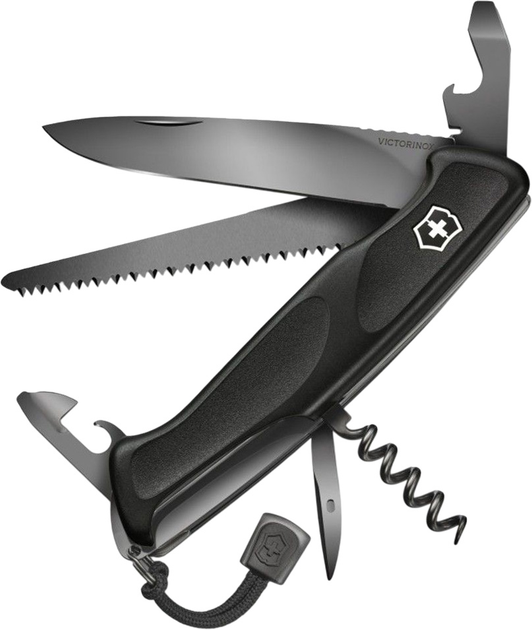 Szwajcarski nóż Victorinox Ranger 55 Onyx Black (0.9563.C31P) - obraz 1