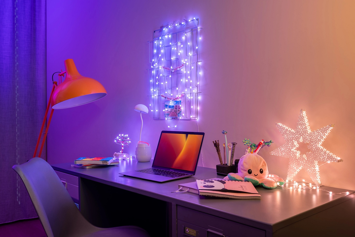 Girlanda LED Smart Twinkly Candies Pearl RGB 100 IP20 6 m kabel USB-C Zielony (TWKP100RGB-G) - obraz 8