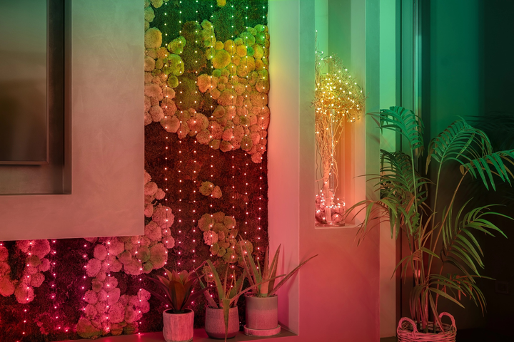 Girlanda LED Smart Twinkly Candies Pearl RGB 100 IP20 6 m kabel USB-C Zielony (TWKP100RGB-G) - obraz 9