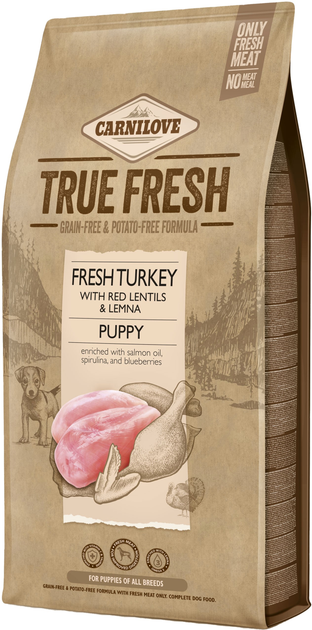 Корм сухий для цуценят Carnilove True Fresh Turkey Puppy з індичкою 11.4 кг (8595602556816) - зображення 1