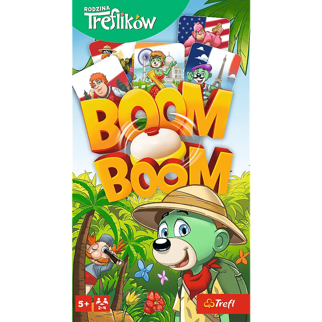 Настільна гра Trefl аркада Boom Boom Сім'я Трефліків (5900511028225) - зображення 5