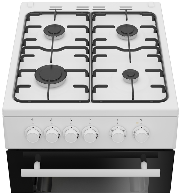 Kuchenka gazowa z piekarnikiem elektrycznym Beko FSE52029DWD - obraz 3