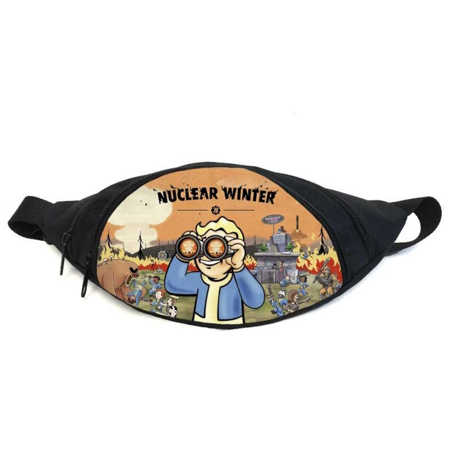 Поясная сумка бананка Фоллаут (GB - Fallout 022) Gear Bag черная - Фото 1 Поясная сумка бананка Фоллаут (GB - Fallout 022) Gear Bag черная - изображение 1