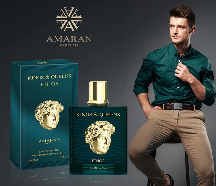 Парфумована вода для чоловіків Amaran Kings & Queens Ethos 100 мл (6291108727775) - зображення 3