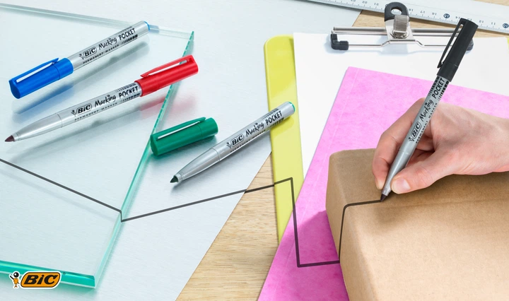 Набір перманентних маркерів BIC Marking Fine Eco 1.1 мм Чорні 12 шт (3086121445095) - зображення 3