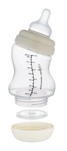 Butelka antykolkowa Canpol babies S-Shape z szeroką szyjką 200 ml (24/201) (5901691801950) - obraz 3