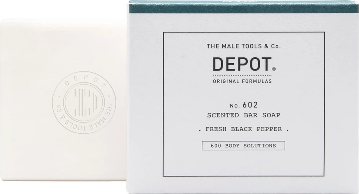 Mydło w kostce do ciała Depot No.602 Scented Bar Świeży czarny pieprz 30 g (8032274112235) - obraz 1