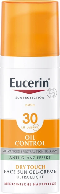 Krem przeciwsłoneczny do twarzy Eucerin Oil Control dla skóry tłustej i skłonnej do trądziku SPF30 50 ml (4005800119538) - obraz 2