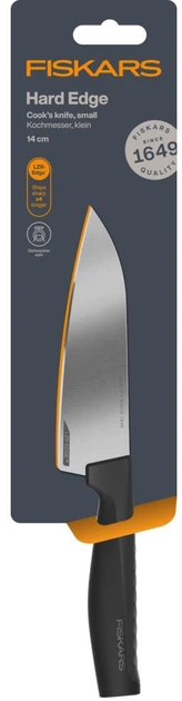 Nóż szefa kuchni Fiskars Hard Edge mały 14 cm (6424002011026) - obraz 2