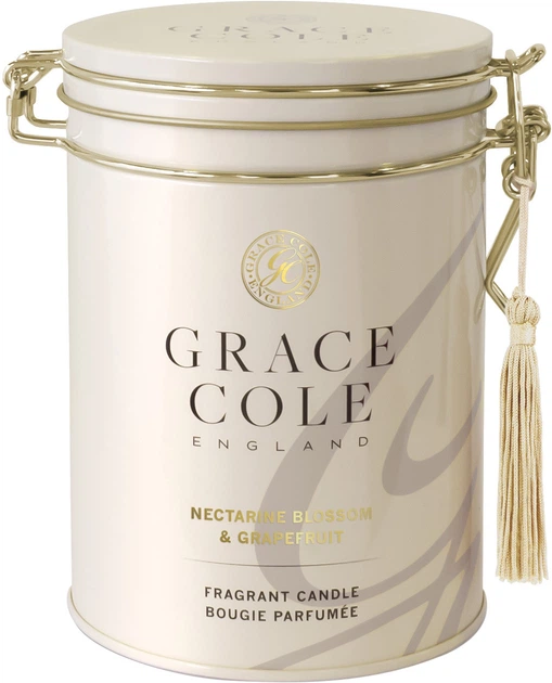 Świeca zapachowa Grace Cole Boutique Nectarine Blossom & Grapefruit 200 g (5055443649908) - obraz 3