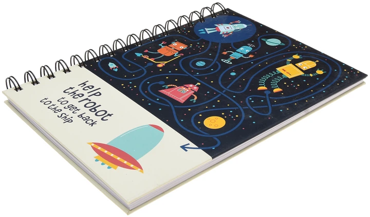 Блокнот Home & Styling Collection Robot A5 у лінійку 120 аркушів (MC1000500_dark_blue) (8719987005404) - зображення 3