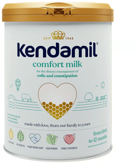 Mleko w proszku Kendamil Comfort przeciwkolkowa 0-12 miesięcy 800 g (92000057) - obraz 1