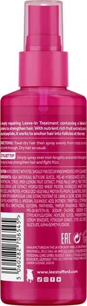 Спрей для волосся Lee Stafford Grow Strong & Long Leave-In Treatment для росту волосся 100 мл (5060282706545) - зображення 2