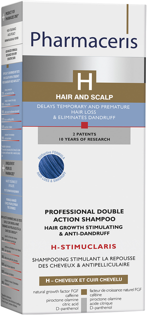 Szampon przeciwłupieżowy Pharmaceris Pharmaceris H Stimupurin Specialist Hair na porost włosów 250 ml (5900717158719) - obraz 2