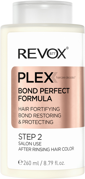 Zabieg wzmacniający włosy Revox Plex Bond Perfect Formula Step 2 260 ml (5060565105911) - obraz 1