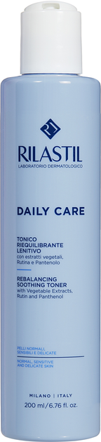 Tonik do twarzy Rilastil Daily Care Rebalancing łagodzący 200 ml (8055510240783) - obraz 1