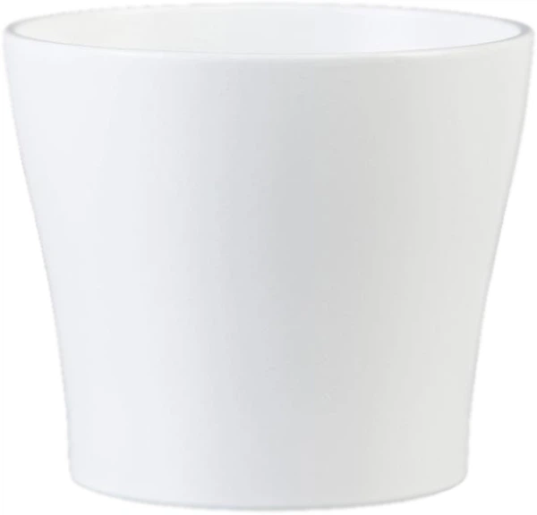 Кашпо для квітів Scheurich керамічне біле 27 x 23 см (4002477316468) - зображення 1