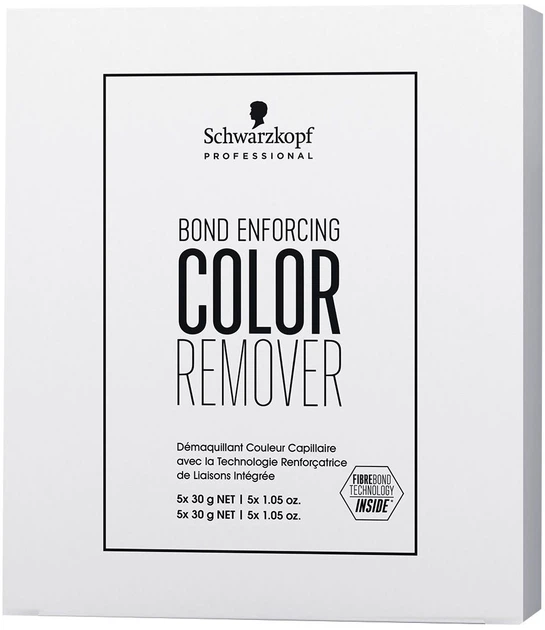 Засіб для усунення пігментів Schwarzkopf Professional Bond Enforcing Color Remover 30 г х 10 шт (4045787481600) - зображення 1