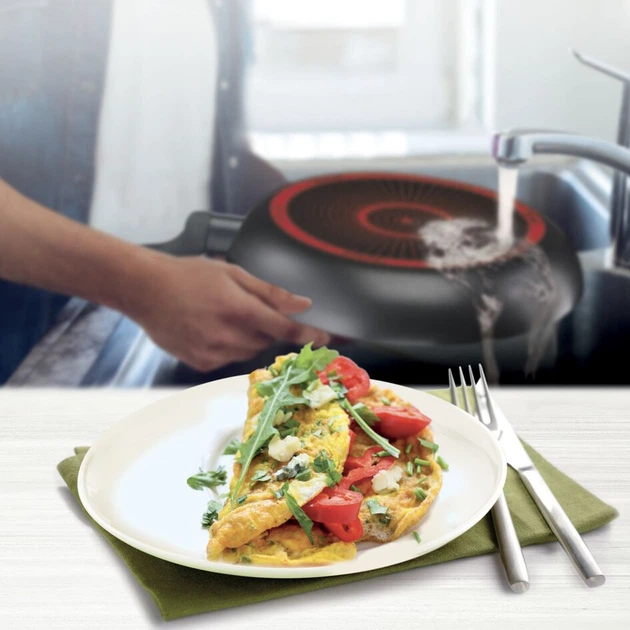 Набір сковорідок Tefal Easy Cook 24/28 см 2 шт (3168430373372) - зображення 4