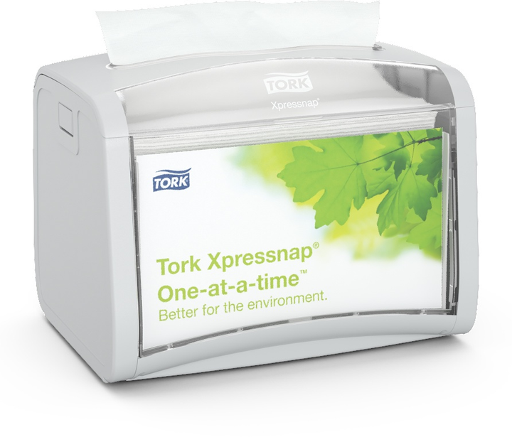 Тримач для паперових серветок TORK Xpressnap 272613 переносний сірий (7322540660722) - зображення 2