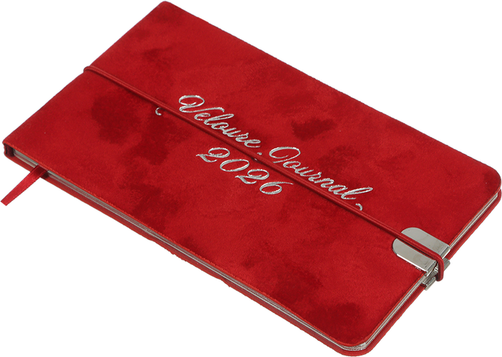Датированный еженедельник Buromax Velour 2026 из искусственной кожи 15.3x8.7 см 128 страниц Красный (BM.2902-05) - изображение 3
