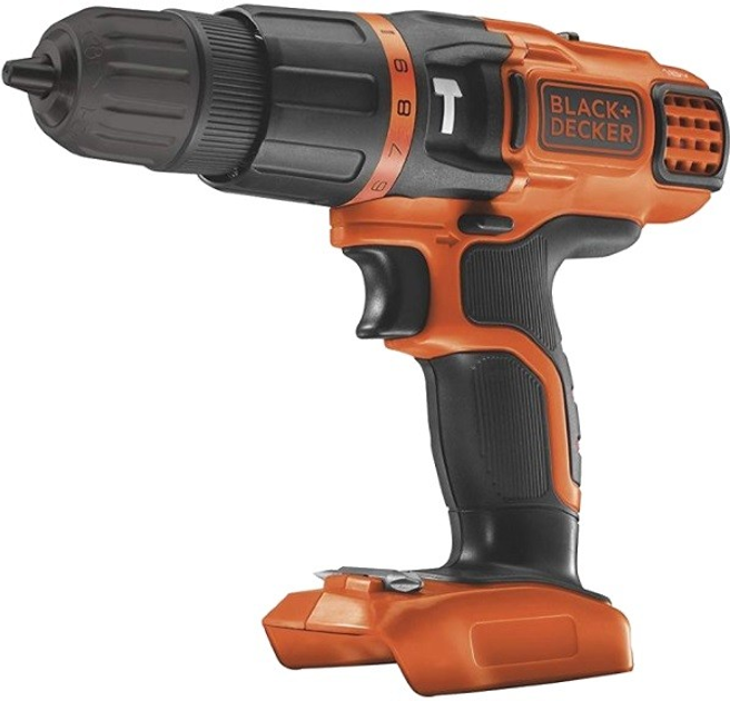 Дриль-шурупокрут ударний акумуляторний Black+Decker BDCH188N без акумулятора та зарядного пристрою - зображення 2