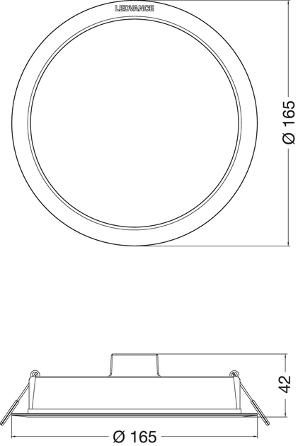 Lampa punktowa LEDVANCE 13W 1300Lm 4000K IP44 - obraz 3