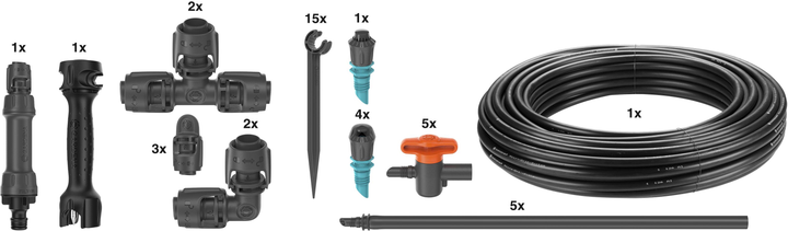 Zestaw do nawadniania Gardena Micro-Drip-System (13450-20.000.00) - obraz 2