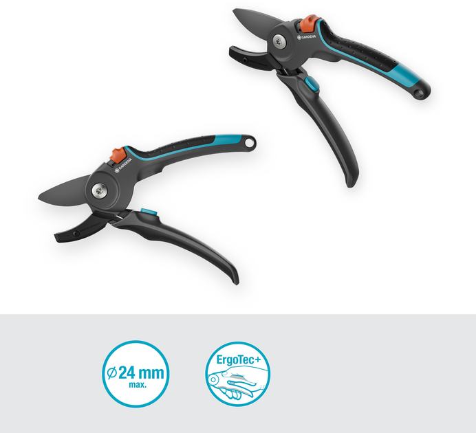 Секатор Gardena PremiumCut Pro Dry Wood з ковадлом 24 мм (аналог 08903-20.000.00) (12250-20.000.00) - зображення 5
