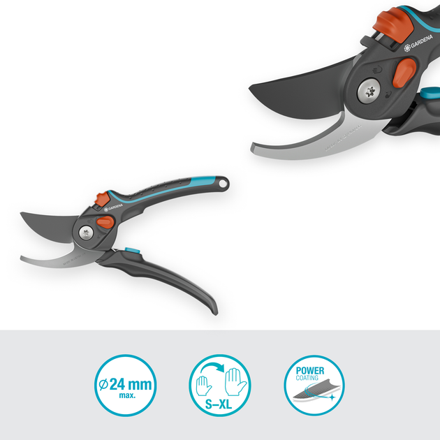 Секатор Gardena PremiumCut Pro Flex S-XL обвідний 24 мм (аналог 08905-20.000.00) (12252-20.000.00) - зображення 7