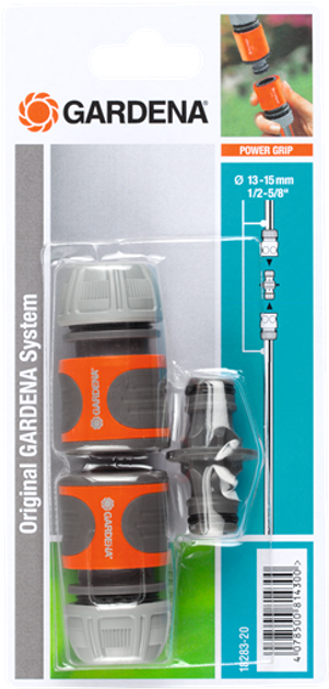 Zestaw złącz Gardena 13 mm (1/2") z adapterem 18283-20.000.00 - obraz 1