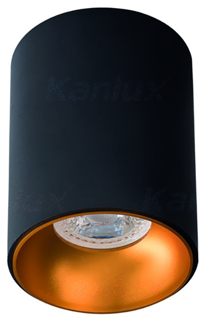 Lampa sufitowa Kanlux Riti GU10 B/G (KA-27571) - obraz 1