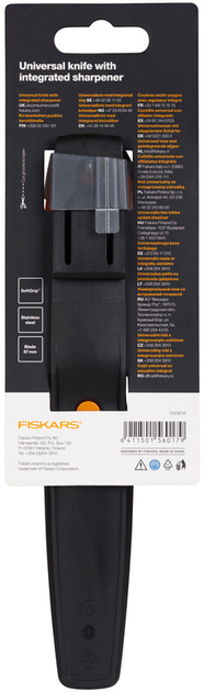 Nóż uniwersalny Fiskars z ostrzałką (1023618/156017) - obraz 8
