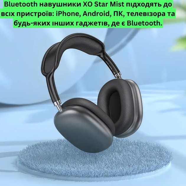 Беспроводные накладные наушники полноразмерные с микрофоном для телефона с хорошим звуком блютуз черные Borofone - Фото 4 Беспроводные накладные наушники полноразмерные с микрофоном для телефона с хорошим звуком блютуз черные Borofone - изображение 4