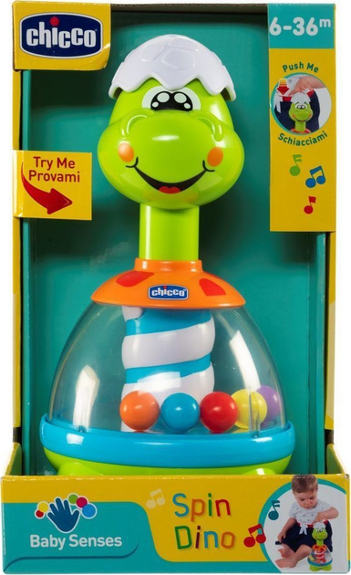 Іграшка-дзиґа Chicco Динозаврик (09711.00) - зображення 3