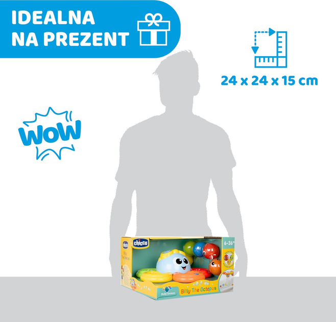 Іграшка для ванни Chicco Восьминіг Біллі (10037.00) - зображення 7