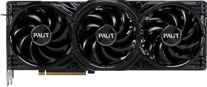 Karta graficzna Palit PCI-Ex GeForce RTX 5080 GamingPro V1 16GB GDDR7 (256bit) (2617/30000) (HDMI, 3 x DisplayPort) (NE75080019T2-GB2031Y) - obraz 1