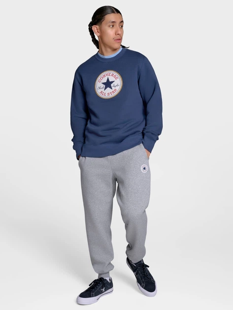 Свитшот мужской Converse CVM53K02-NVY XL Синий (0198820117463) - Фото 3 Свитшот мужской Converse CVM53K02-NVY XL Синий (0198820117463) - изображение 3