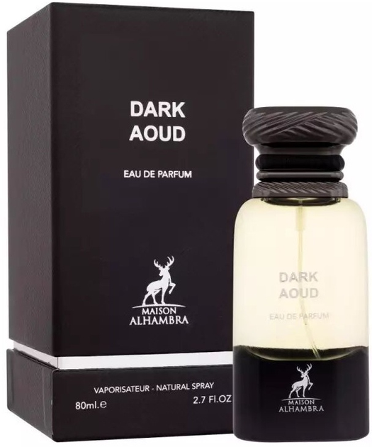 Woda perfumowana unisex Maison Alhambra Dark Aoud 80 ml (6290362343257) - obraz 2