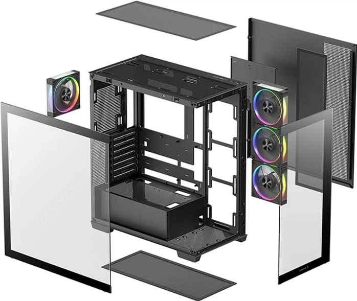 Obudowa DeepCool CG580 4F V2 Black - obraz 12