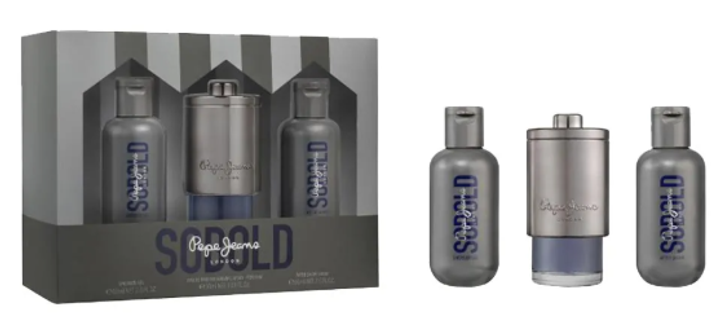 Zestaw męski Woda perfumowana męska Pepe Jeans Sobold 30 ml + Żel po goleniu 60 ml + Żel pod prysznic 60 ml (8436611101188) - obraz 1