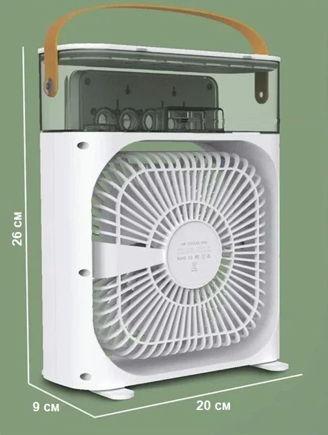 Міні кондиціонер із зволожувачем повітря Air Cooler fan - зображення 3