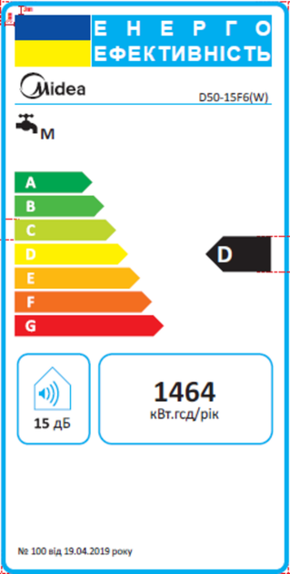Водонагрівач Midea D50-15F6(W) - зображення 8
