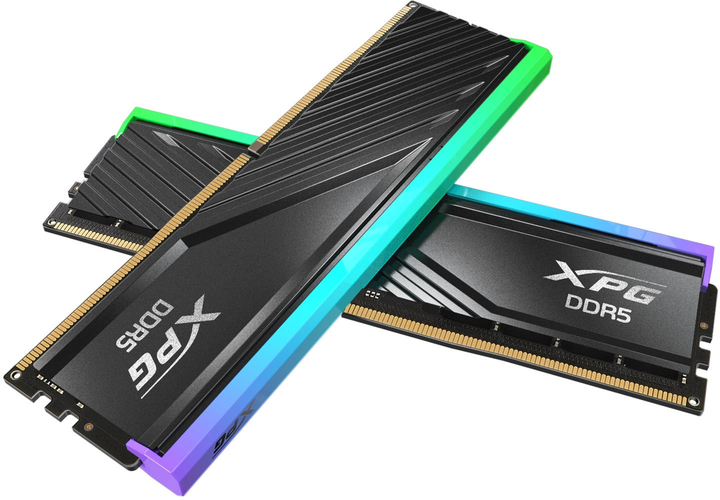 Pamięć RAM ADATA DDR5-6000 32768MB PC5-48000 (Kit of 2x16384) Lancer Blade RGB Black (4711085948441) - obraz 3