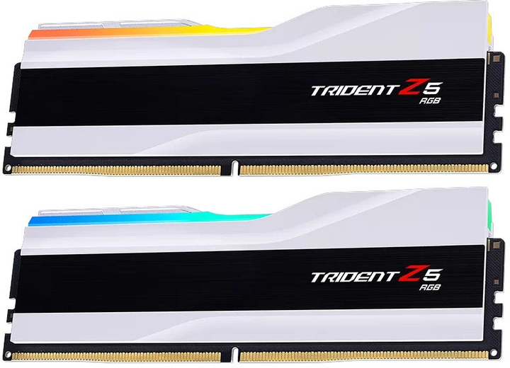 Pamięć RAM G.Skill DDR5-6400 32768MB PC5-51200 (Kit of 2x16384) Trident Z5 RGB White (4713294236913) - obraz 3