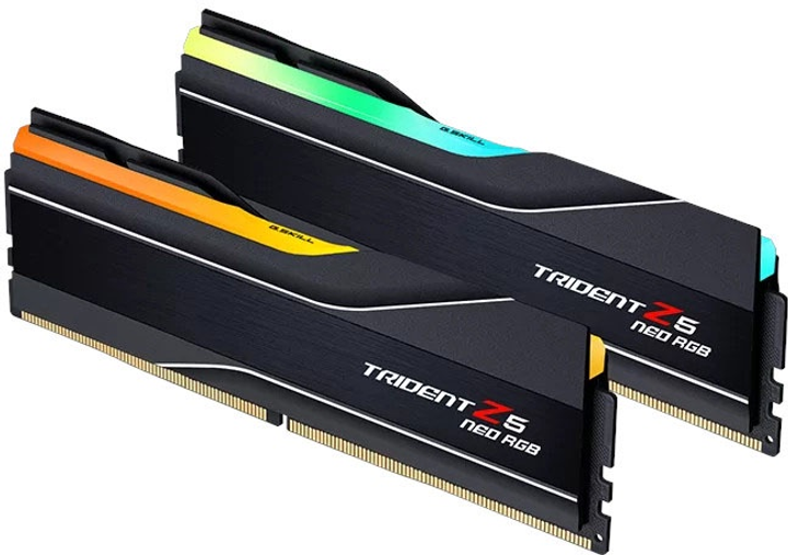 Pamięć RAM G.Skill DDR5-8000 49152MB PC5-64000 (Kit of 2x24576) Trident Z5 Neo RGB Black (4713294237095) - obraz 2
